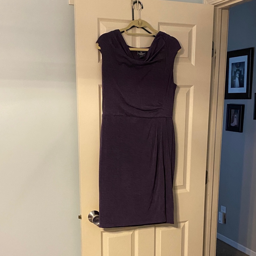 American Living Deep Purple Midi Dress
